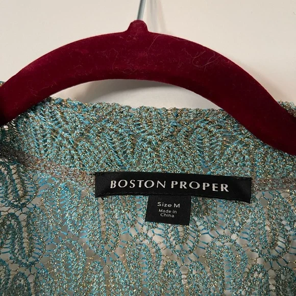 Patterned Lurex Sweater Duster - Picture 6 of 10